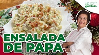 CÓMO HACER ENSALADA DE PAPA  CÓMO HACER ENSALADA NAVIDEÑA [upl. by Mandie]