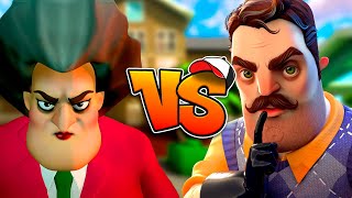 Scary Teacher Vs Hello Neighbor [upl. by Clellan]