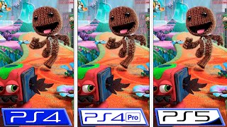 Sackboy A Big Adventure  PS5  PS4  PS4 Pro  Graphics amp FPS Comparison [upl. by Adalai]