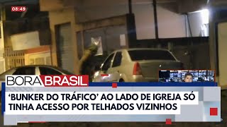 Polícia encontra bunker do tráfico com acesso por telhados em SP  Bora Brasil [upl. by Tega304]