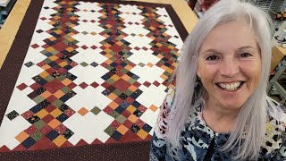 LEARN QUILTING MAKE A quotHIDDEN TERRACEquot QUILT WITH ME [upl. by Haodnanehs]