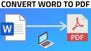 How to Convert Word to PDF in Laptop [upl. by Alisha]