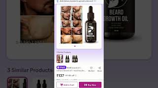 meesho beard oil  natural beard oil  mushtaq beard oil  beardoholic beard oil  Origin India [upl. by Adnertal]