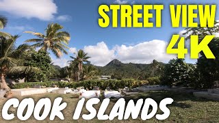 4K street view RAROTONGA Cook Islands riding around the main road of whole island part1 [upl. by Aber848]