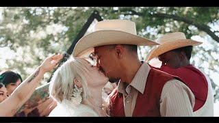 Around Sundown Ranch Wedding Video  Mariah amp Jesus [upl. by Kehoe]