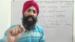 ORGANIC CHEMISTRY Alkyl Halides Methods of Preparation By Halide Exchange method Lecture 5 [upl. by Anaicul]