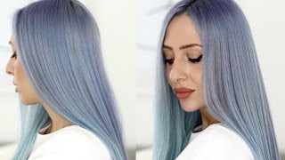 HOW TO DYE YOUR HAIR BLUE  LORÉAL COLORISTA BLUE REVIEW  BLUE OMBRE  Carly Musleh [upl. by Nisse]