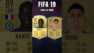 Kante vs Rodri FIFA Evolution FIFA 1624 EAFC 24 [upl. by Dolph]