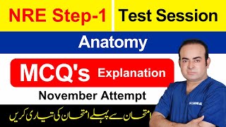 NRE Step1  Qbank  Applied Anatomy  PMDC [upl. by Enined]