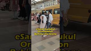 Behind The Scenes eSaral Gurukul Orientation 😱 IIT Motivation 🔥 shorts esaral iit jee neet [upl. by Suoiluj119]