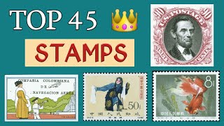 Most Expensive Stamps Of The World  Part 23  Top 45 Selective Rare Philately [upl. by Harv655]