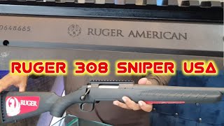 Ruger USA 308 Sniper Rifle Review [upl. by Melli]