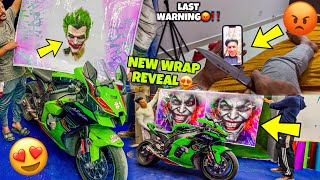 Last Warning😡 New Wrap Reveal😍 Zx10r SUPERBIKE MODIFICATION FINALLY Preparation for Ladakh Ride [upl. by Agbogla]