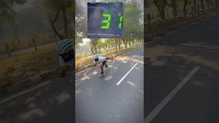 Whats your top speed😲 skateroadskating rollerblading [upl. by Alenairam]