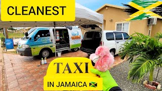 WE DETAIL THIS TAXI NOW ITS THE CLEANEST TAXI IN JAMAICA 🇯🇲 [upl. by Corinna]