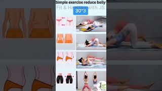 Simple exercise reduces belly  at home trendingshorts trending viralshorts easy exercise [upl. by Namia]