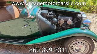 1953 MG TD for sale [upl. by Eibmab]