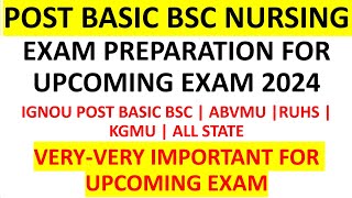 post bsc nursing entrance exam question papers post bsc nursing entrance exam 2024 ignou post bsc [upl. by Eillib]