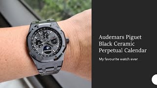 AP Royal Oak Black Ceramic Perpetual Review  My favorite watch ever [upl. by Weinrich]