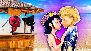 MARINETTE y ADRIEN se van a la PLAYA 🐞 Miraculous Ladybug  Juguetes Fantásticos [upl. by Ennyroc272]