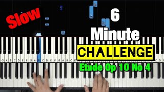 How to Play ETUDE OP 10 NO 4 Torrent by Chopin in UNDER 6 MINUTES Piano Tutorial [upl. by Auberta]