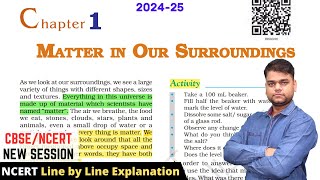 Matter in our Surroundings Class 9 Science Chapter 1  202425 session [upl. by Koziara]