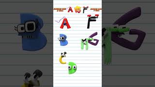 Alphabet Lore 3D A Letter Team Vs F Letter Team Fight alphabetlore teamfighttactics fighting [upl. by Llennehc589]