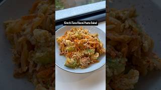 Kimchi Tuna Risoni Pasta Salad candychoocooks pasta salad dinnerideas easyrecipe summer tasty [upl. by Ariay]