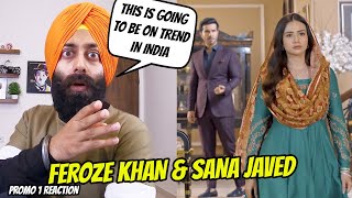 Indian Reaction on PROMO 1  TEASER 3  Feroze Khan  Sana Javed  Nimra Khan [upl. by Aseefan]