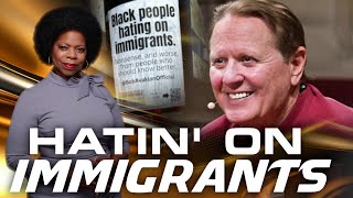 White Man Accuses BlackPeople Of Hating On Immigrants By Posting Fliers In Chicago Community [upl. by Gnaw]