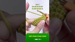 How to crochet Invisible Increase Stitch Inc  Crochet Tutorial for Beginner crochet [upl. by Raviv]