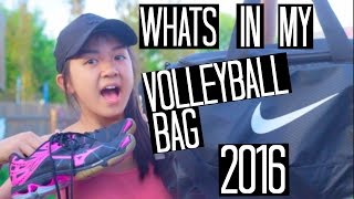 Whats In My Volleyball Bag 2016 UPDATED [upl. by Dielle32]