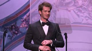 Andrew Garfield wins Best Actor at the Evening Standard Theatre Awards [upl. by Hollyanne211]