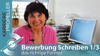 Bewerbung Schreiben 13 richtiges Format [upl. by Westphal]