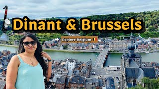 Dinant Day trip from Brussels by train  city of Saxophone  Belgium travel vlog 2  Manneken pis [upl. by Grunenwald475]