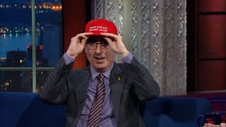 John Oliver Never Thought Hed Have To Care About Trump [upl. by Ecinad]