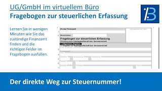 Virtuelles Büro und Finanzamt So geht es ganz einfach [upl. by Herwin]