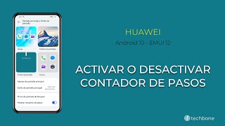 Activar o Desactivar Contador de Pasos  Huawei Android 10  EMUI 12 [upl. by Aviv]