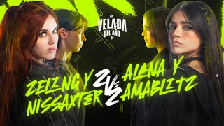 ZELING Y NISSAXTER VS ALANA Y AMABLITZ  CARA A CARA [upl. by Ansilme965]