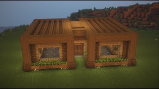 How to build a Beautiful house in Minecraft [upl. by Inahpets431]