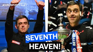 RecordBreaker The Story Behind How Ronnie O’Sullivan Won His 7th World Title  Eurosport Snooker [upl. by Dnomso]