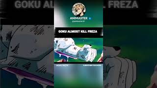 GOKU ALMOST KILL FREZA anime goku gokublack [upl. by Offen2]