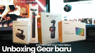 Unboxing Gear untuk Youtuber Pemula 📸 [upl. by Margreta]