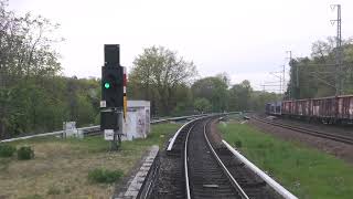 SBahn Berlin 2023 Linie S7  Führerstandsmitfahrt [upl. by Peacock]