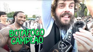 REPÓRTER DOIDÃO  BOTAFOGO CAMPEÃO DA LIBERTADORES 2024 [upl. by Nonarb]