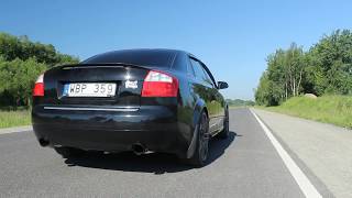 AUDI A4 18T TURBO SOUND  Baq Exhaust by baqgaragepl [upl. by Dodds]