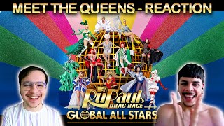 RuPauls Drag Race Global All Stars  Meet The Queens  BRAZIL REACTION [upl. by Hedda419]