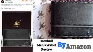 Hornbull Mens wallet by Amazon  Review unboxing [upl. by Notsirt]