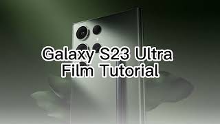 Samsung S23 Hydrogel Screen Protector Installation Tutorial [upl. by Nosbig808]