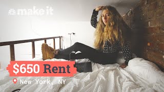 We Pay Under 700Month To Rent Micro Apartments In NYC  Unlocked [upl. by Lemra]